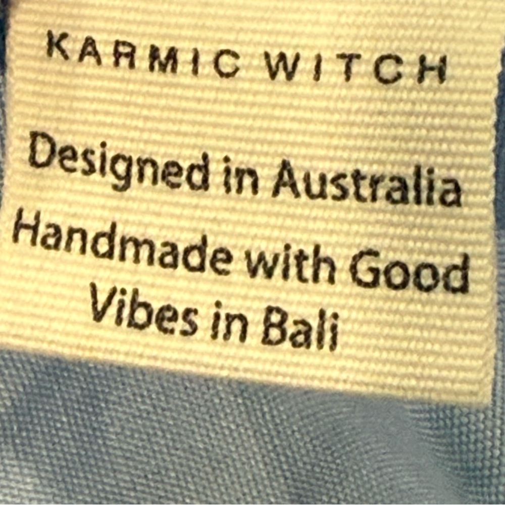 Karmic Witch Women's Light Blue Star-Patterned Robe - Picture 6 of 8